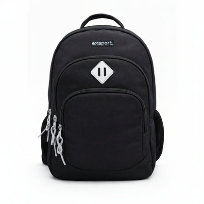 Backpack Plain With Patch Cntr 47x33.5x16 cm (Assorted)