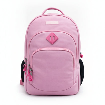 Backpack Plain With Patch Cntr 47x33.5x16 cm (Assorted)