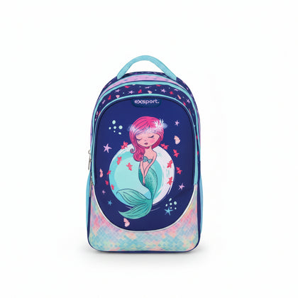 Backpack 3 Compartments Mermaid 41x28x14cm