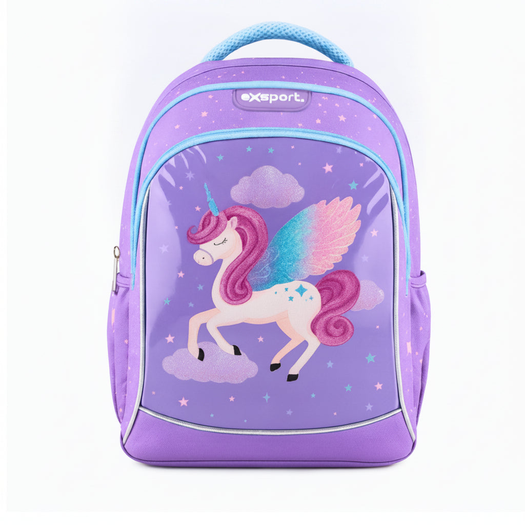 Backpack 2 Compartments Unicorn 36x27x10cm