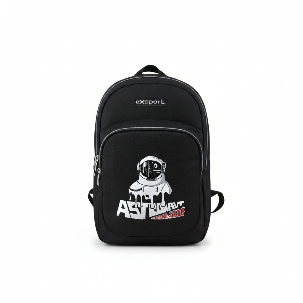 Backpack Assorted 3 Compartments Slogan 47x33.5x16 cm