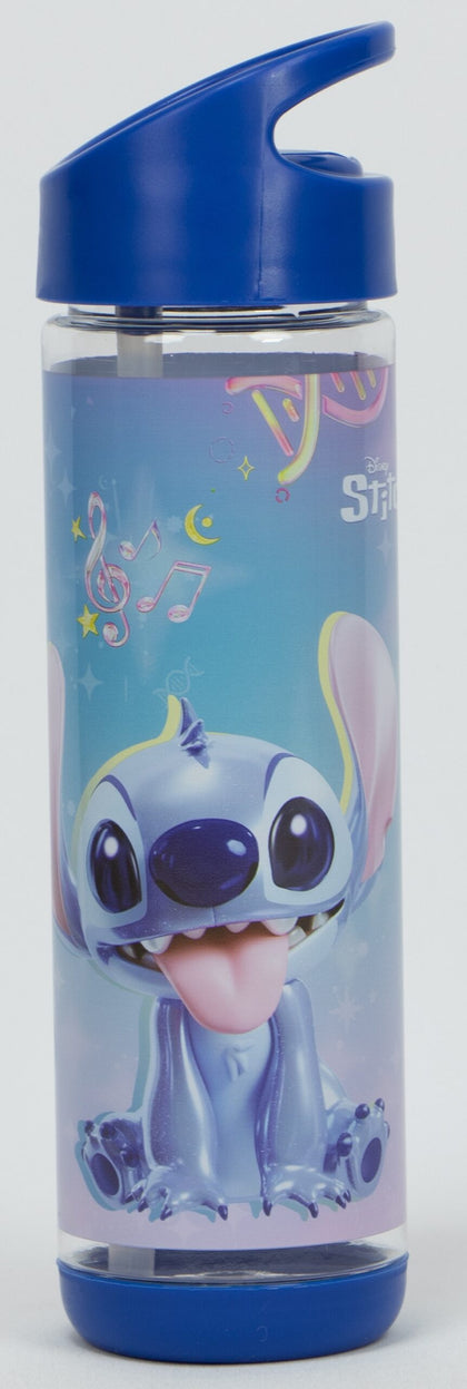 Plastic Water Bottle Disney - Stitch Purple Size 6 X6X24Cm