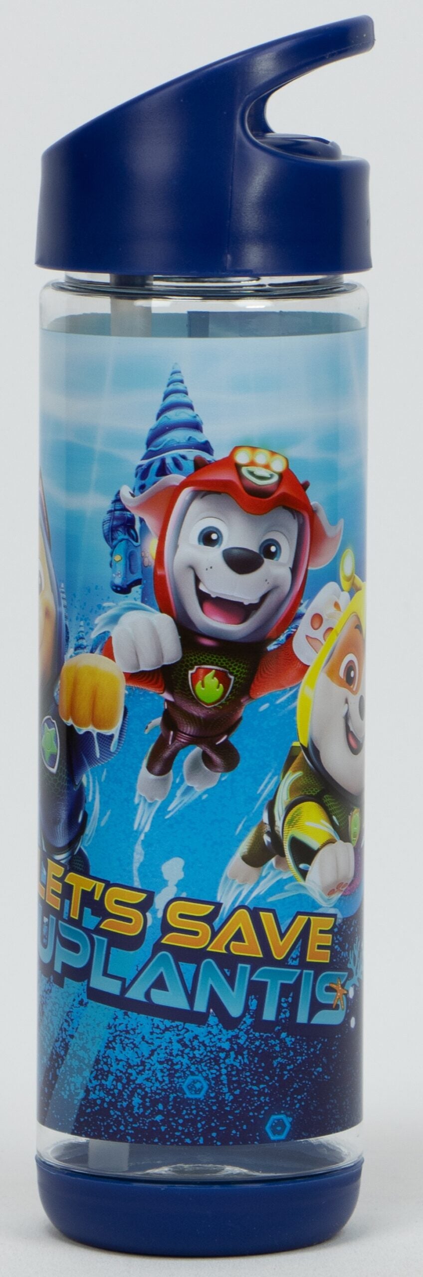 Plastic Water Bottle Paw Patrol  500Ml Size 6X6X24Cm