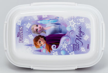 Lunch Box With 4 Clip Closures & 4 Trays Frozen 500Ml Size 15X22X9Cm