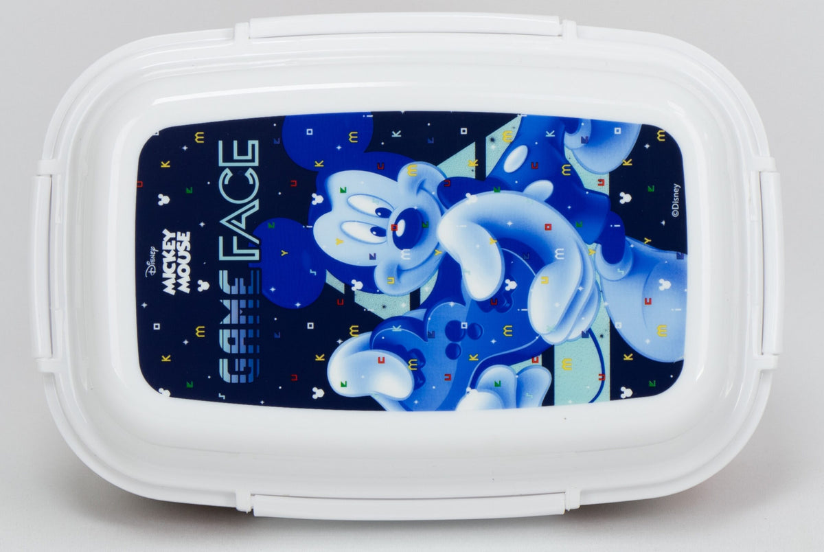 Lunch Box With 4 Clip Closures &amp;4 Trays Disney - Mickey Size 15X22X9Cm