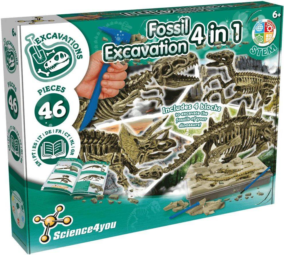 Fossils Excavation 4in1
