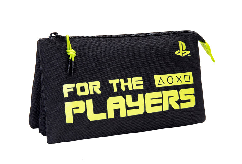 Flat Pencil Case 1 Part Playstation For The Players Size 23X11.5X2.5Cm