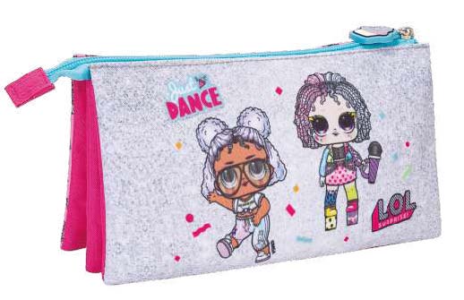 Pencil Case 1-Part Lol Just Dance 23X11X3Cm