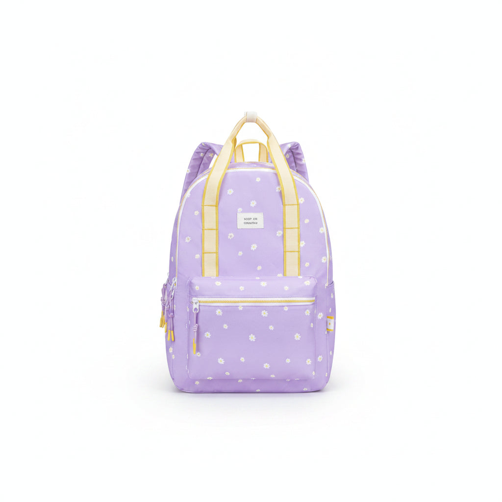 Backpack 2 Parts with purse Mayfair Daisy Lilac 45x31x14 cm