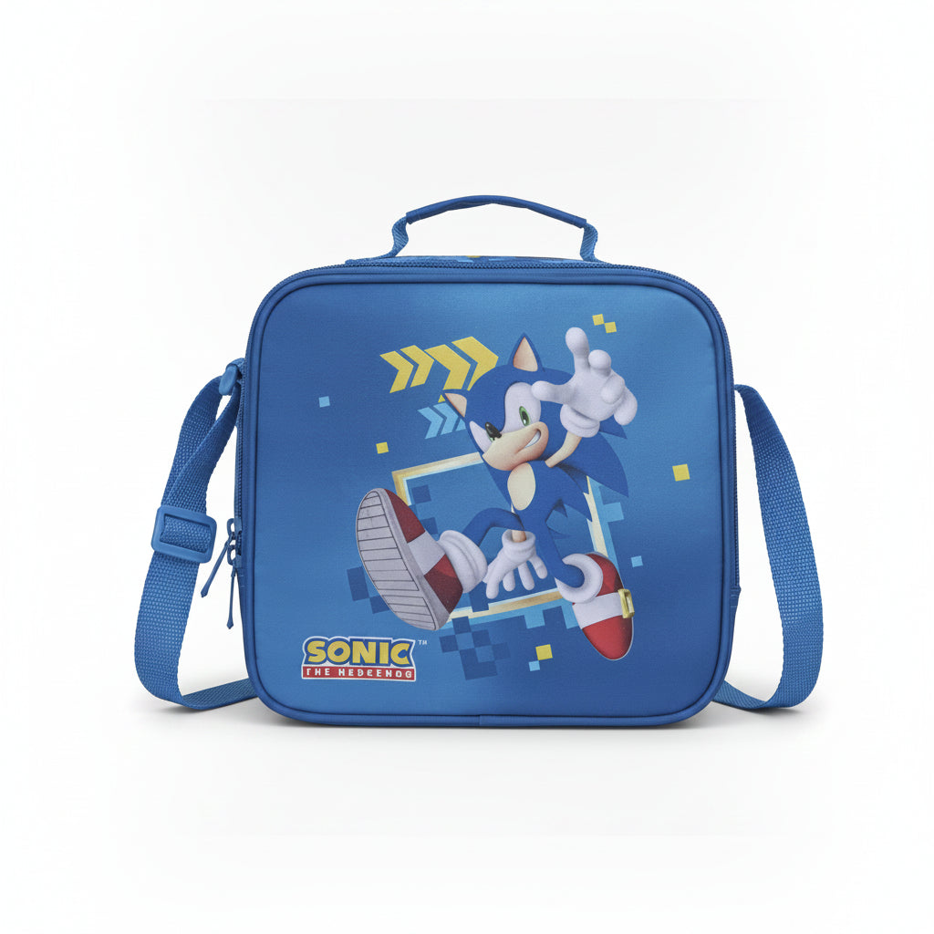 Lunch Bag 1 Part Sonic Gotta go fast 23x22x11 cm