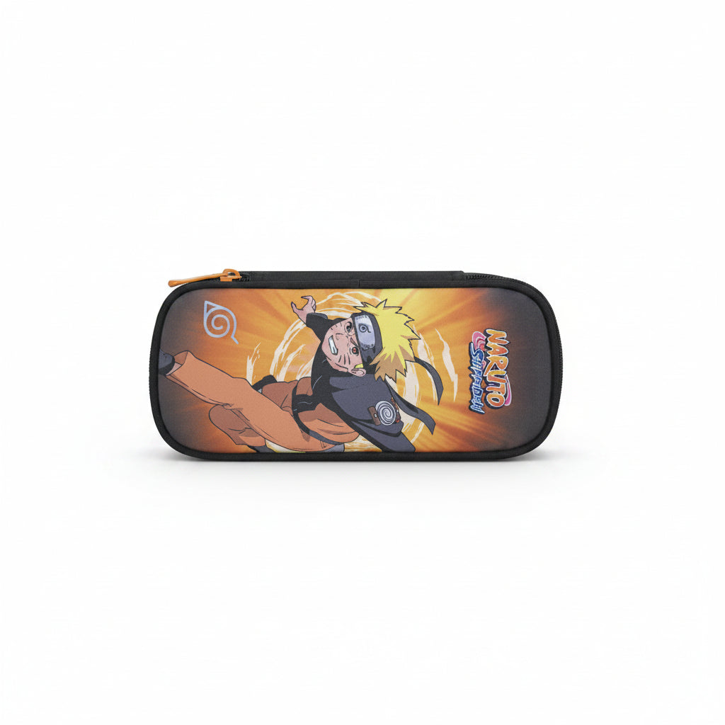 Pencil Case 1 Part Naruto Hidden leaf village 23x10.5x5 cm