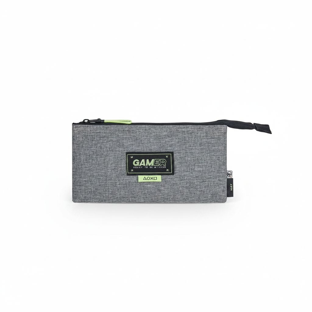 Pencil Case 1 Part Gaming Ready to win 23x12x2 cm