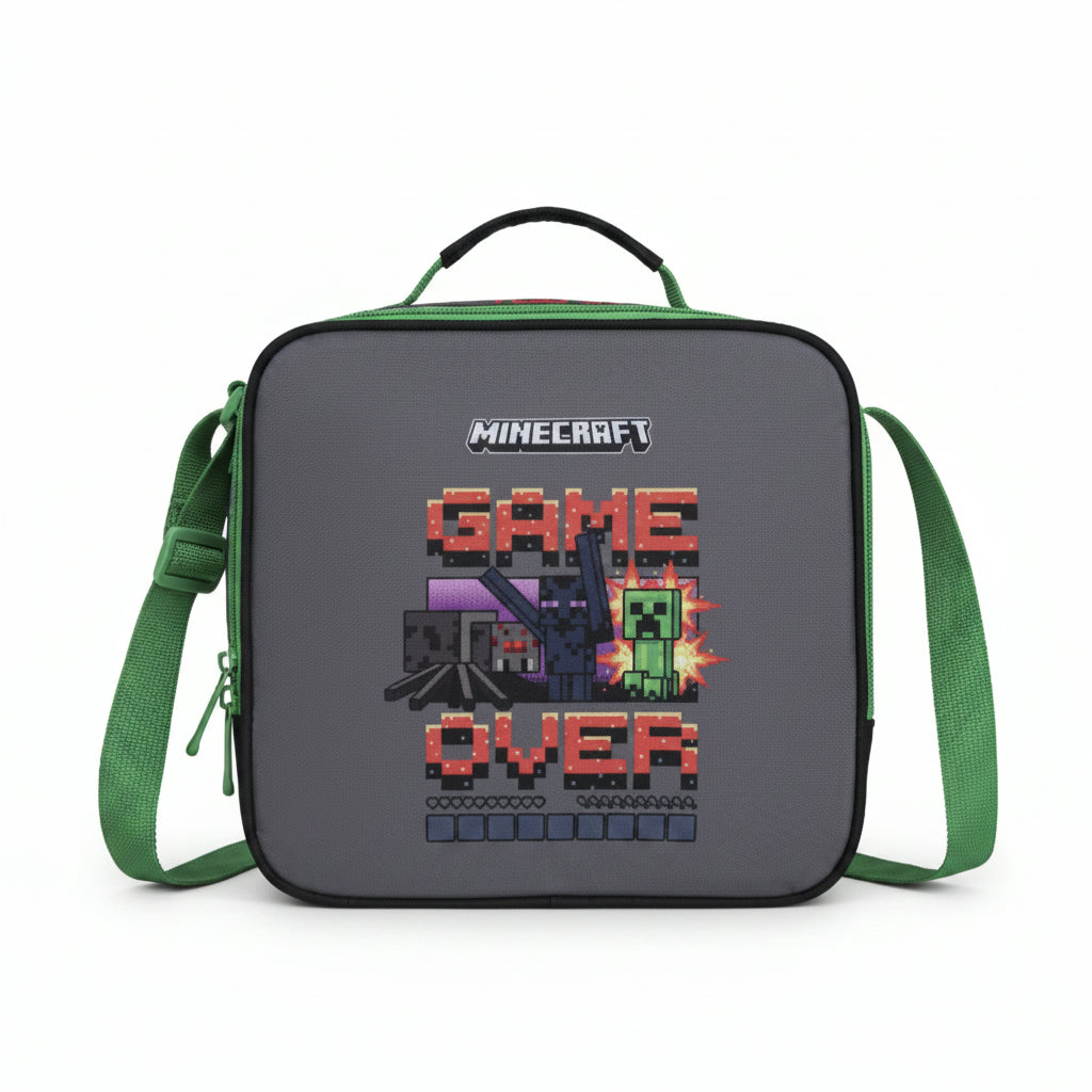 Lunch Bag 1 Part Minecraft Game over 23x22x11 cm