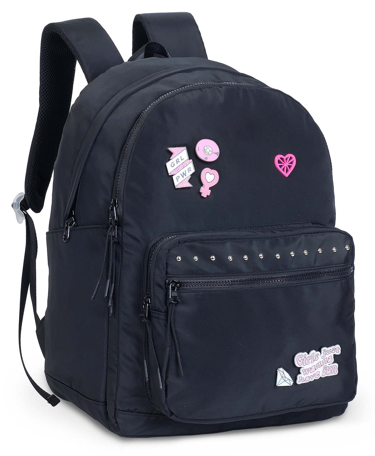 Backpack Grl Pwr Black 43X33X16Cm