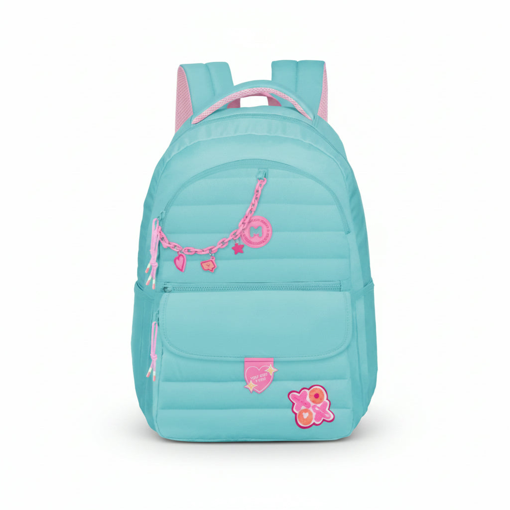 Backpack 2 Parts Pillow Blue 44x32x15 cm