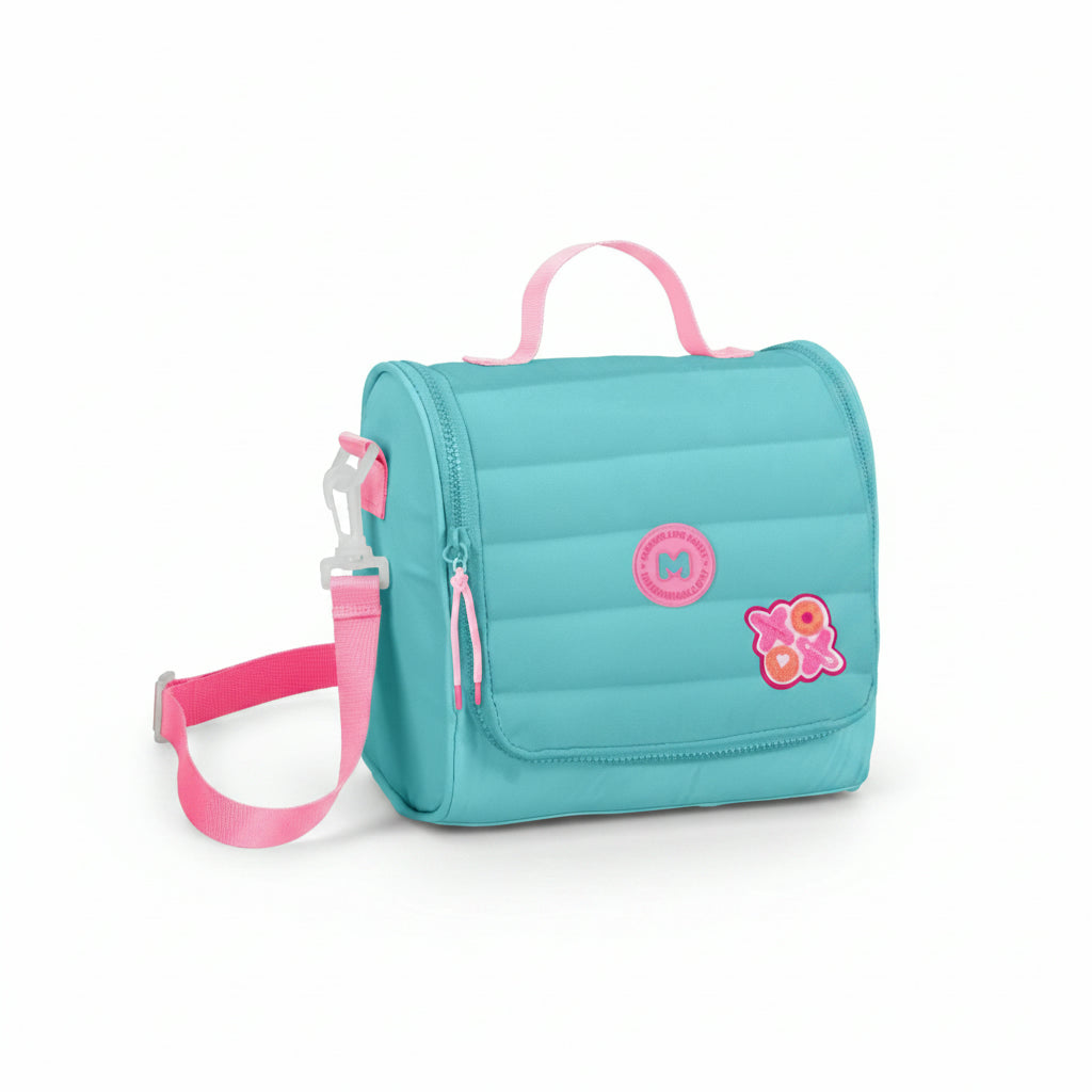 Lunch Bag 1 Part Pillow Blue 21x24x12 cm