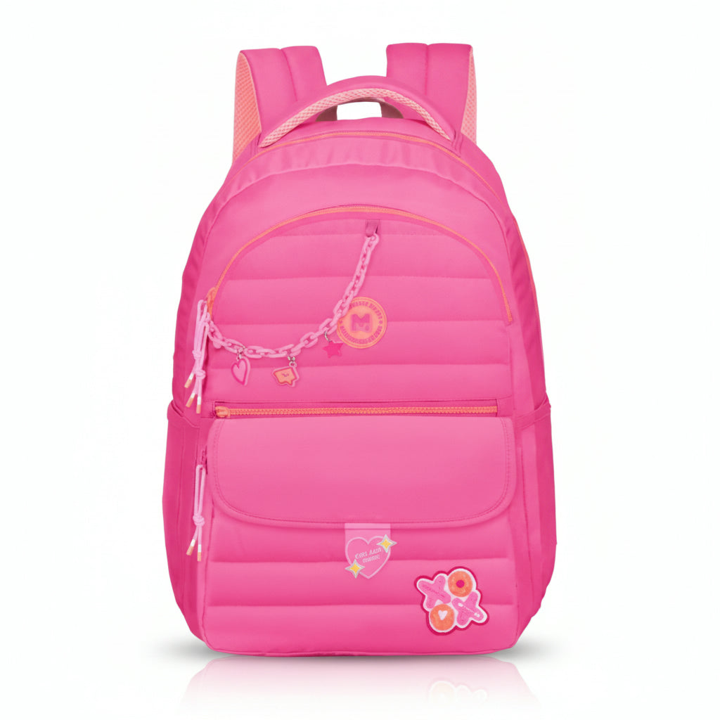 Backpack 2 Parts Pillow Pink 44x32x15 cm