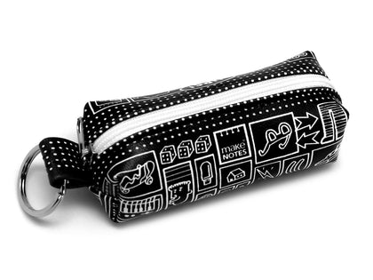 Key Ring Case Doodle Me Design