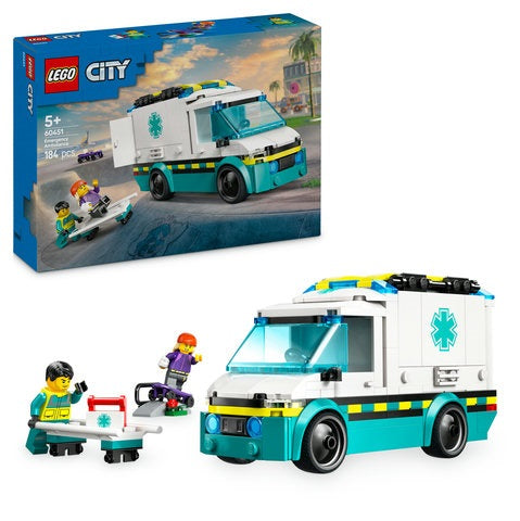 Lego City Emergency Ambulance 184Pcs
