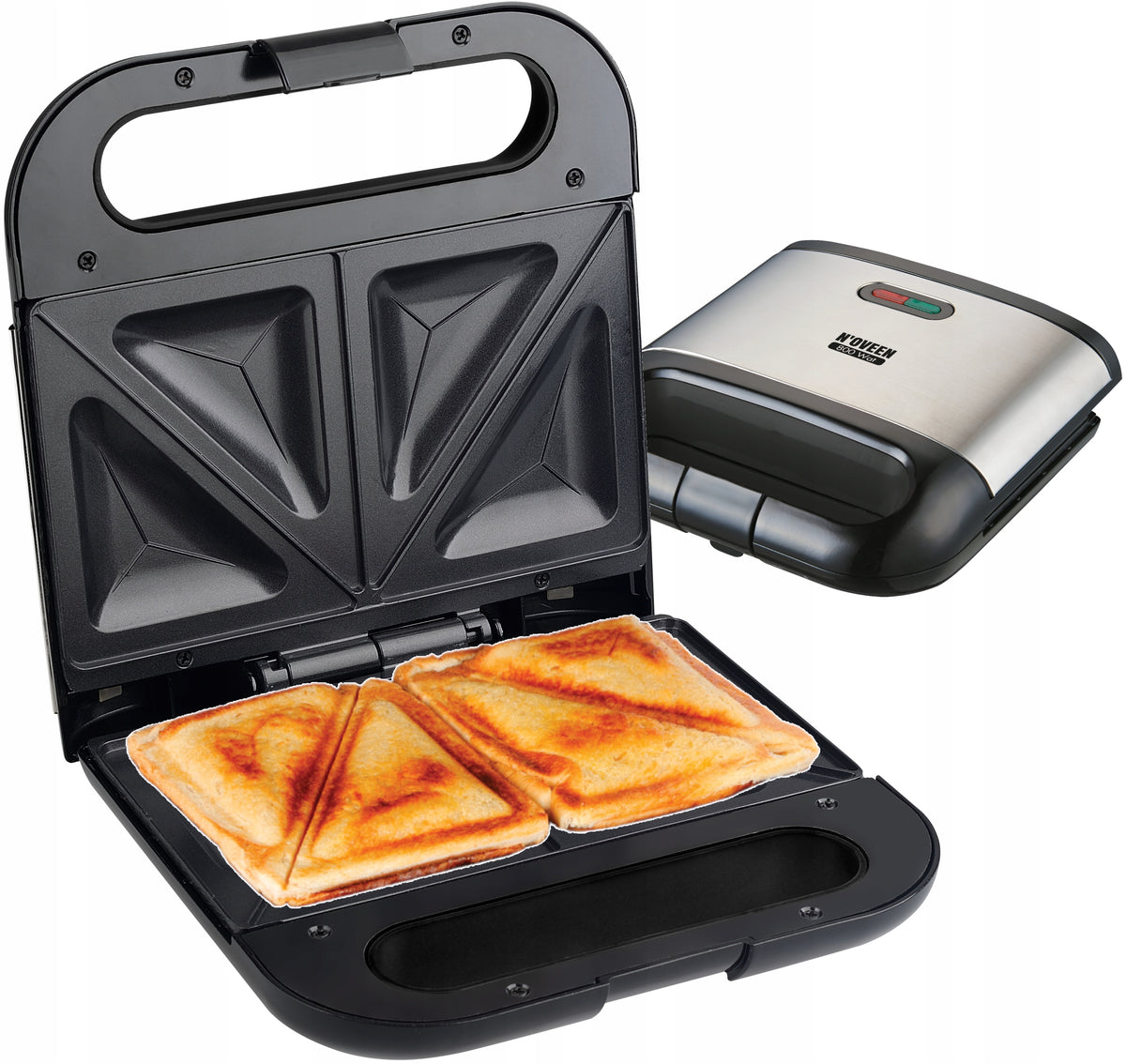 Sandwich Maker Inox 800W