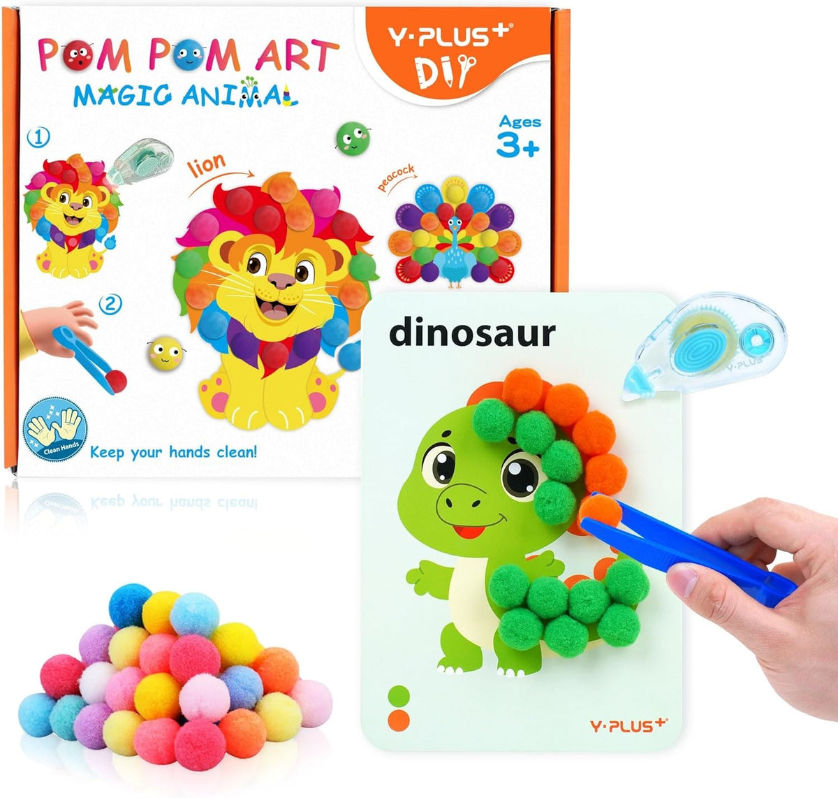 Pom Pom Art Magic Animal