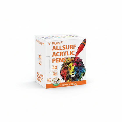 Allsurf Acrylic Pens Bullet Tip 1-5mm 40 colors