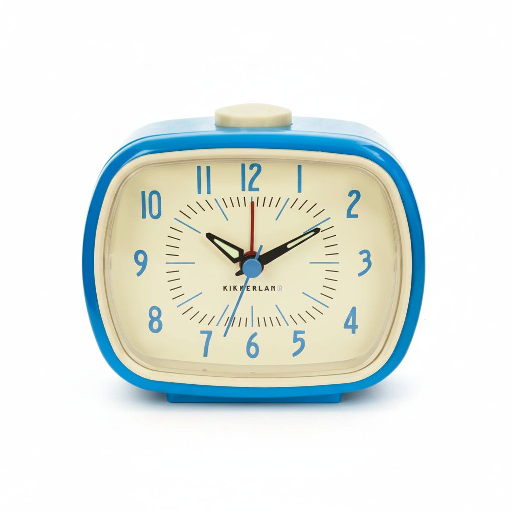 Retro Alarm Clock Blue