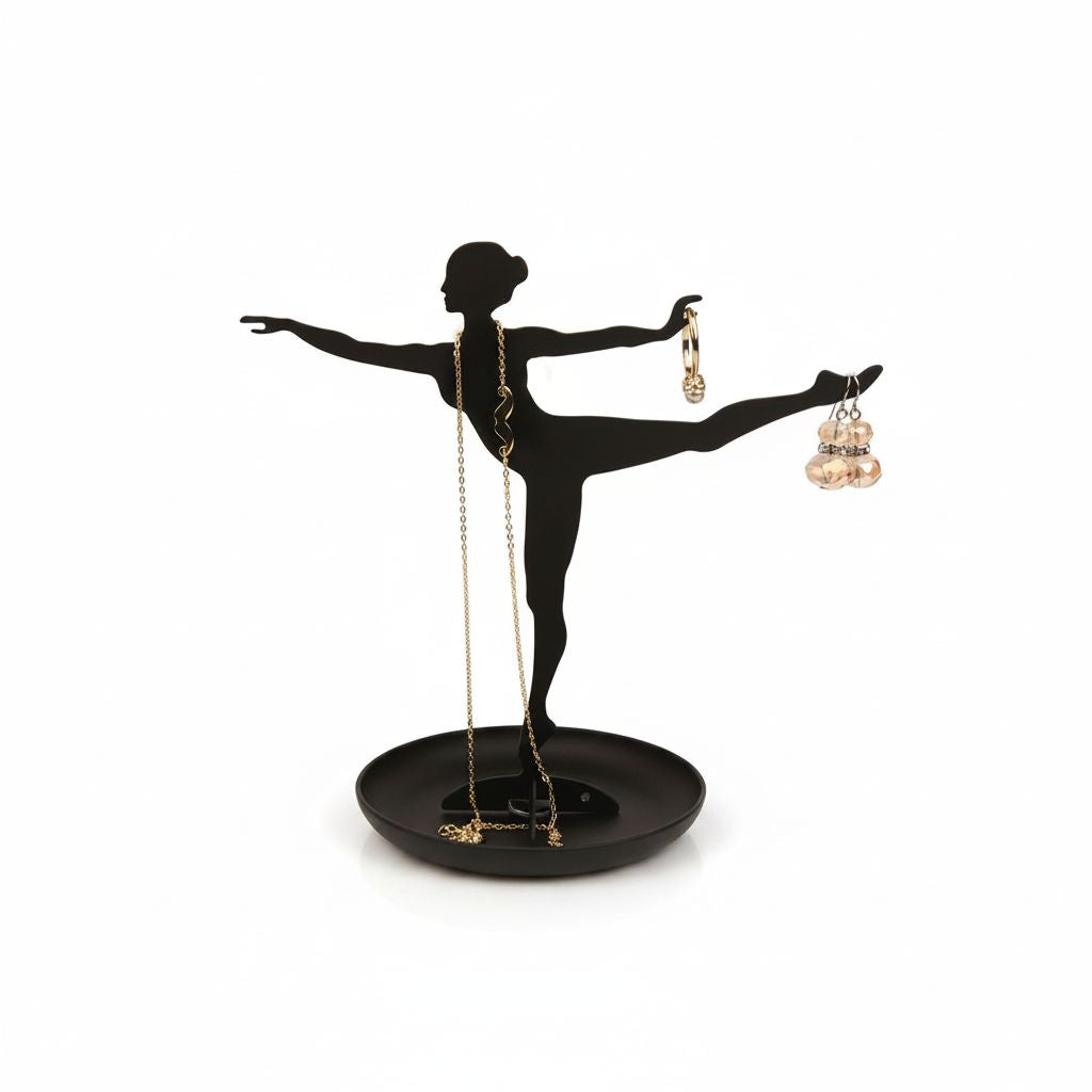 Ballerina Jewlery Stand Black