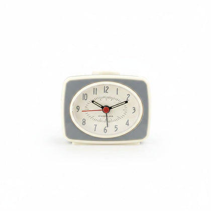 Small Classic Alarm Clock Grey