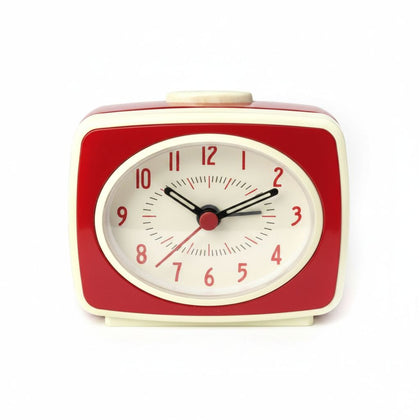 Small Classic Alarm Clock Red