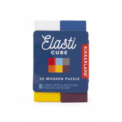 Elastic Cube 3D Wooden Puzzle
