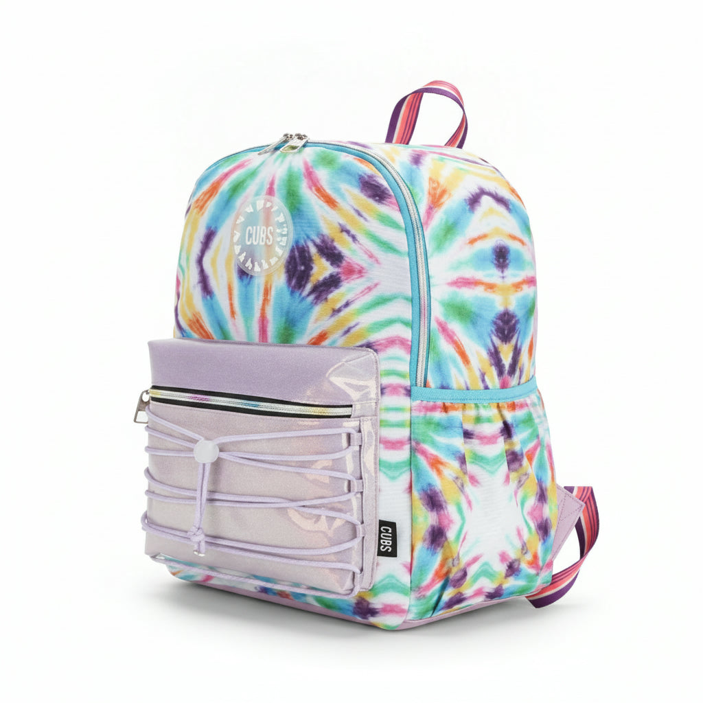 Backpack Pink &amp; Purple tie dye