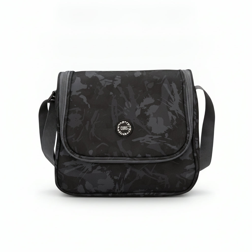 Pencil case Black Abstract