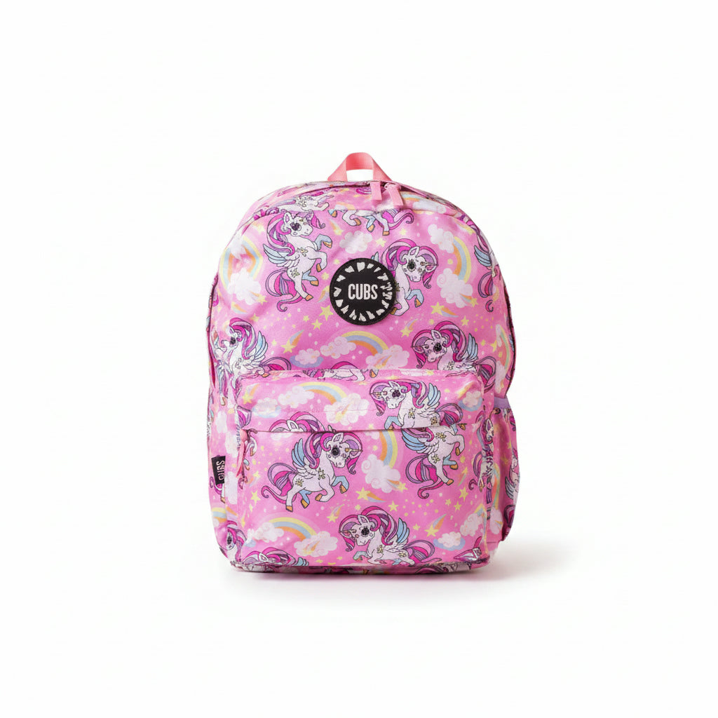 Backpack Pink Baby Unicorn &amp; Rainbows