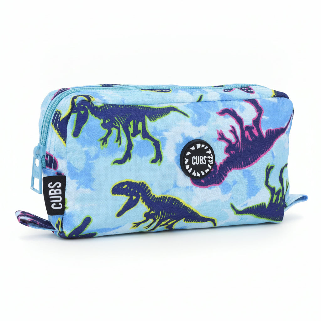 Pencil case Dino Tie Dye