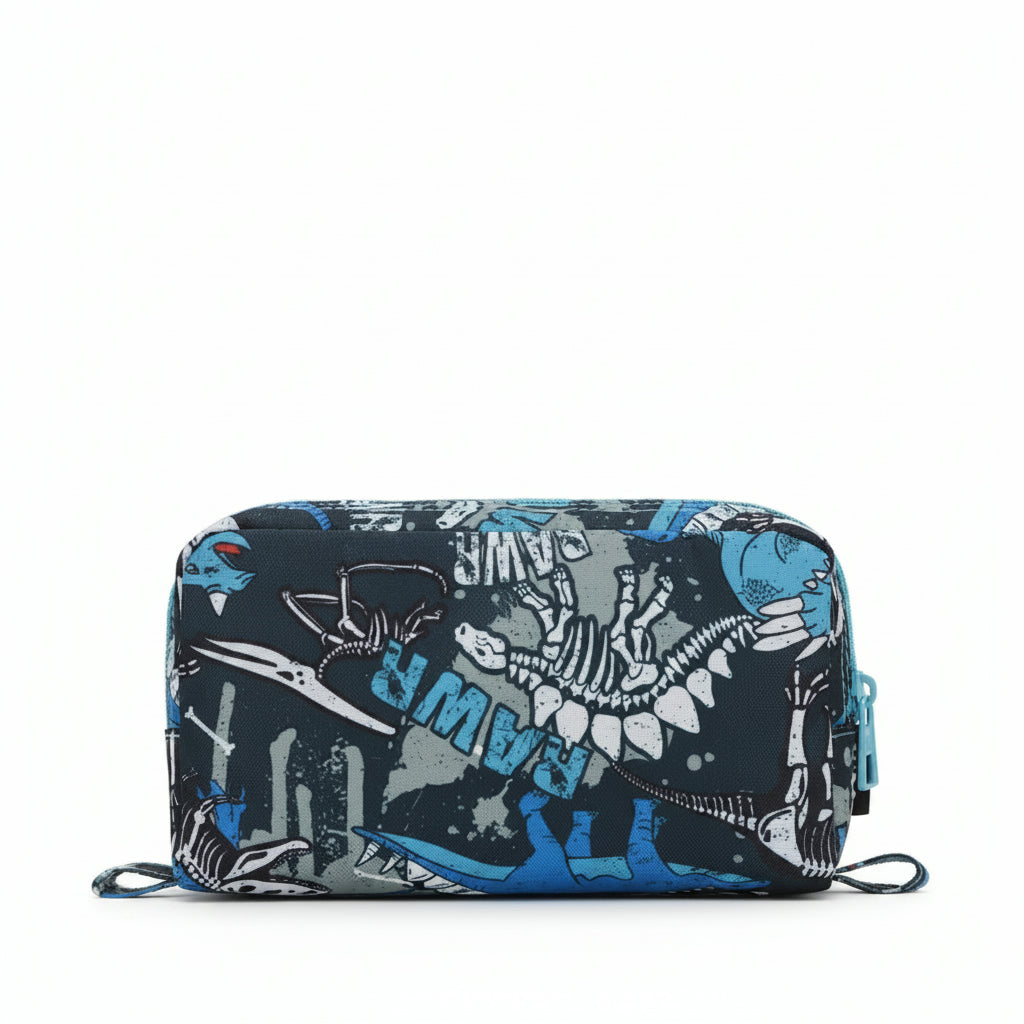 Pencil case Black Blue Roar