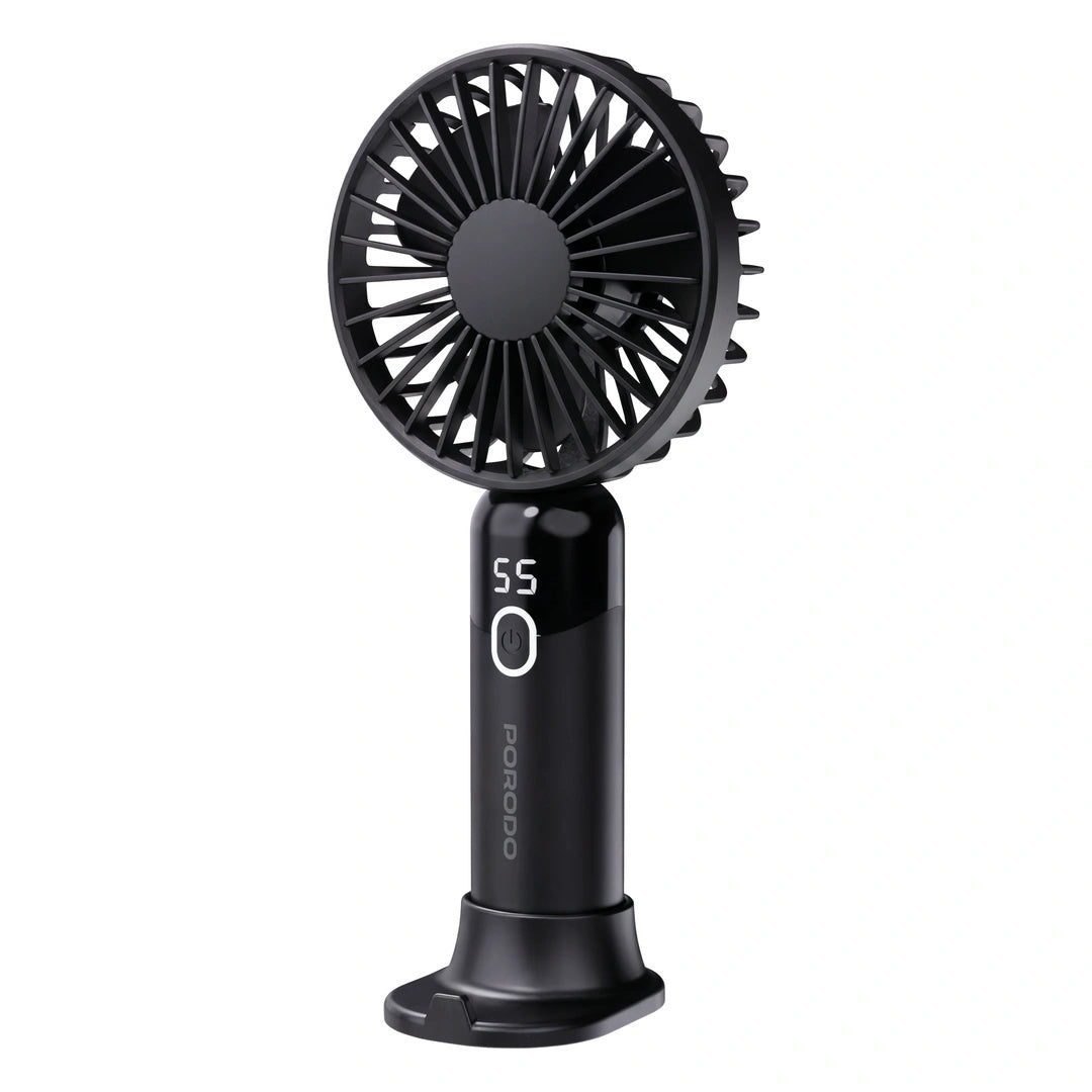 Portable Mini Rechargeable Fan Black