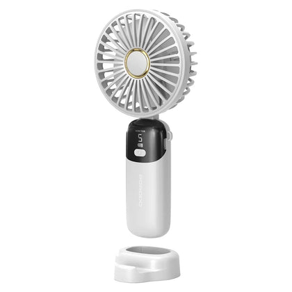 Portable Mini Rechargeable Fan White