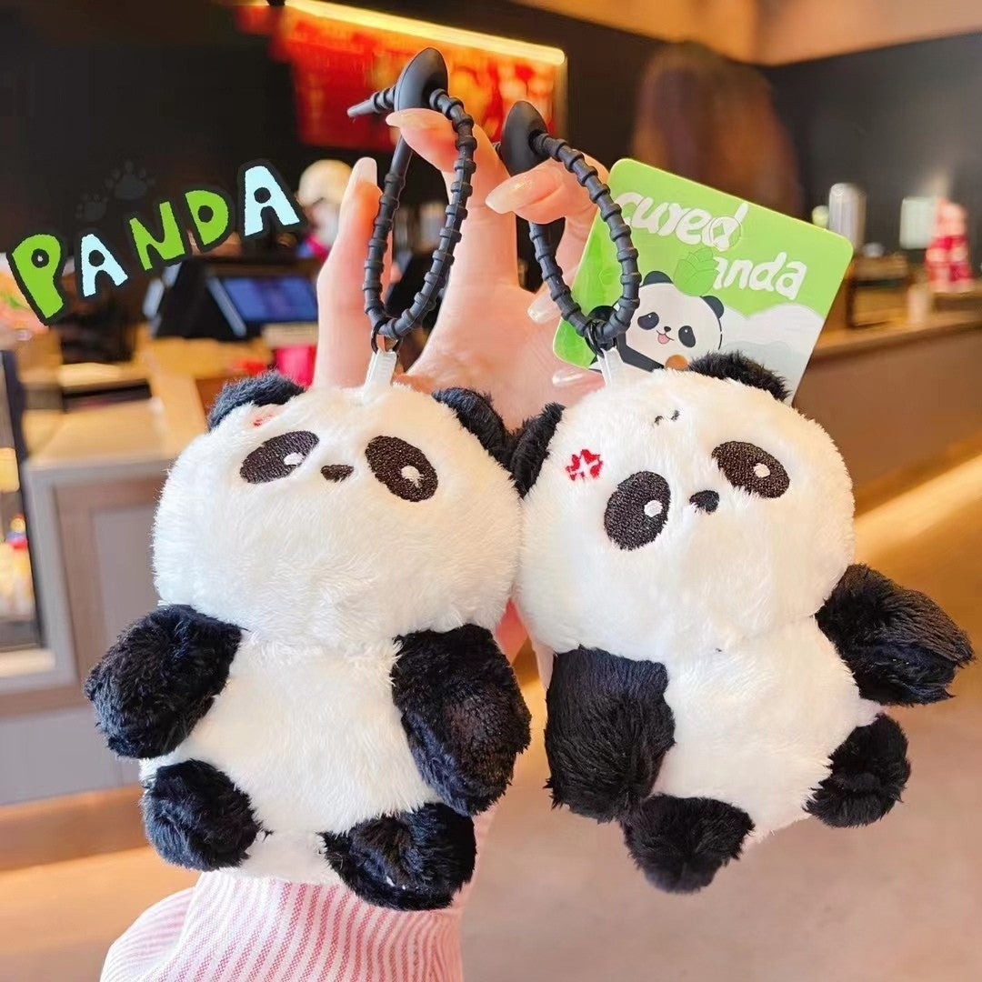 Panda Plush Doll Keychain Pendant