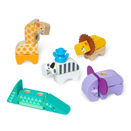 Blockables Safari Animals Building Set