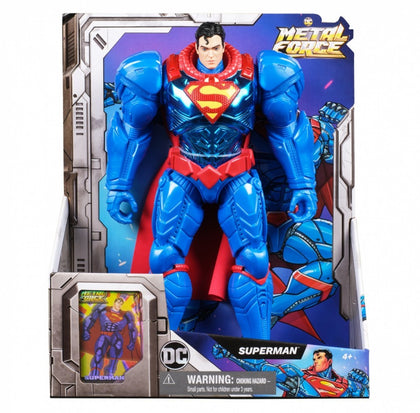 Metal Force Superman Action Figure, 12-Inch Extra Large Super Hero Collectible