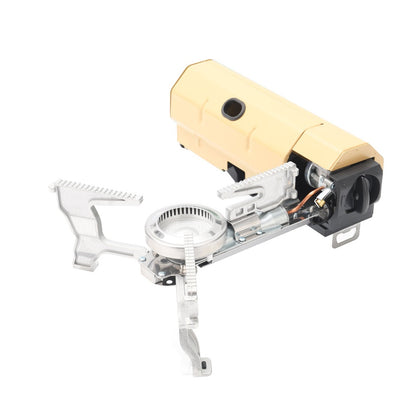 Lifestyle Camping Mini  Portable Single Burner Gas Stove 2600W - Light Brow