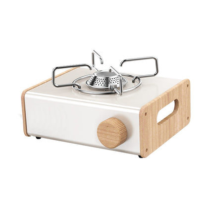 Camping Portable Single Burner Gas Stove 2800W  Light Brown
