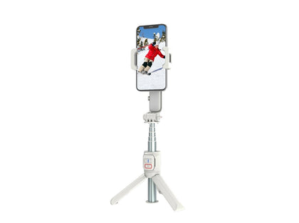 Gimbal Ati-Shake With Rotatable Central Control - White