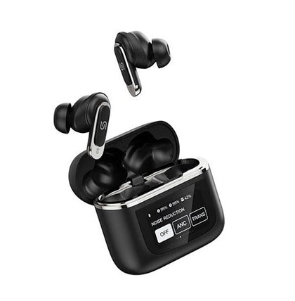 Earbuds With Guide Anc Touch Display Tws Black