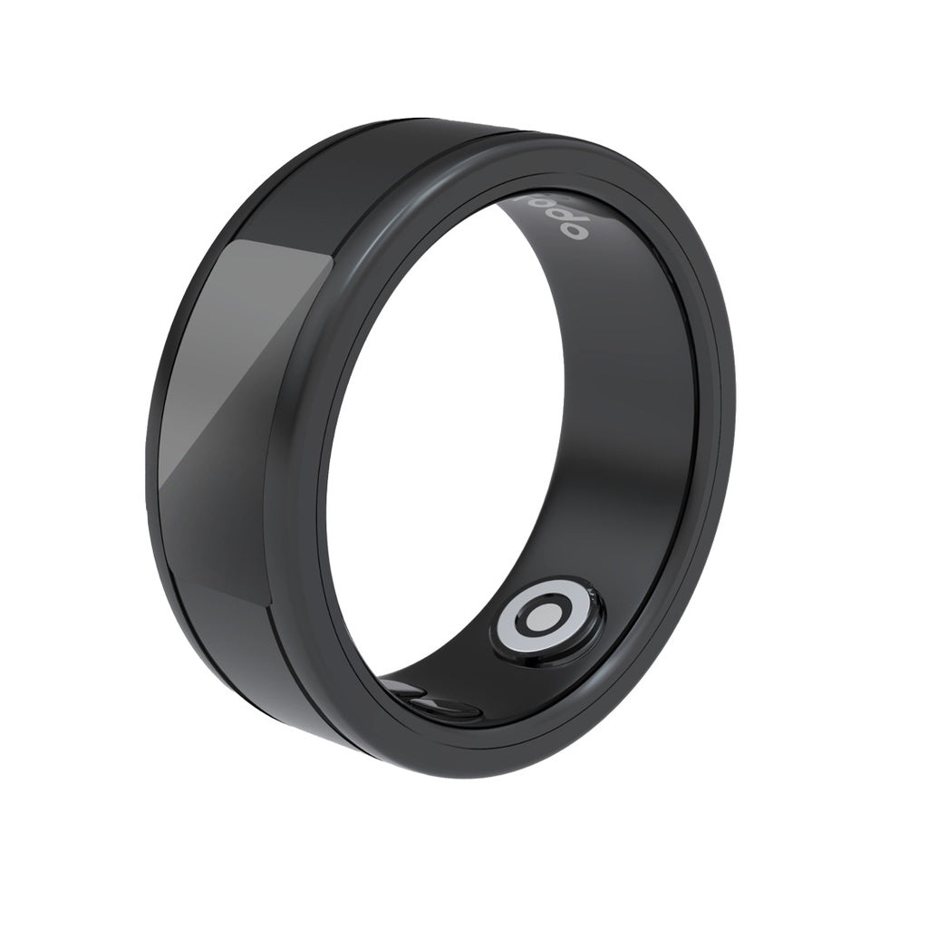 Smart Wearable Ring Size 9 With Touch Function - Black