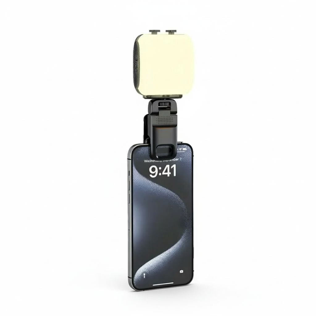 Lifestyle Portable Pocket Adjustable Rgb Fill Light 360° Clamp Splice And Ext