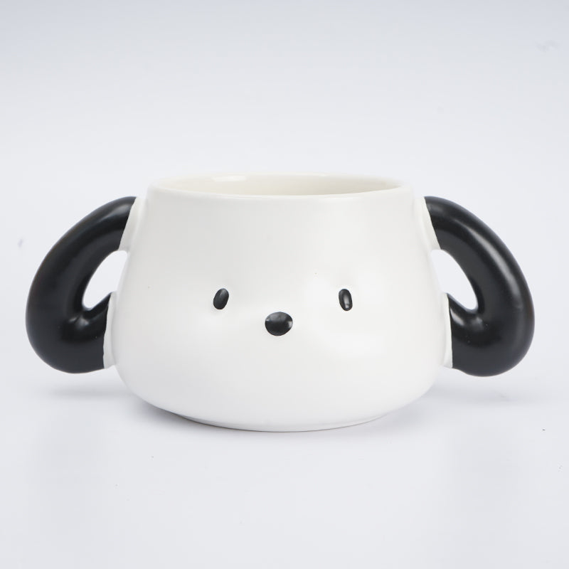 Ceramic Coffee Cup 420Ml Cute Dog Design  Assorted Colors