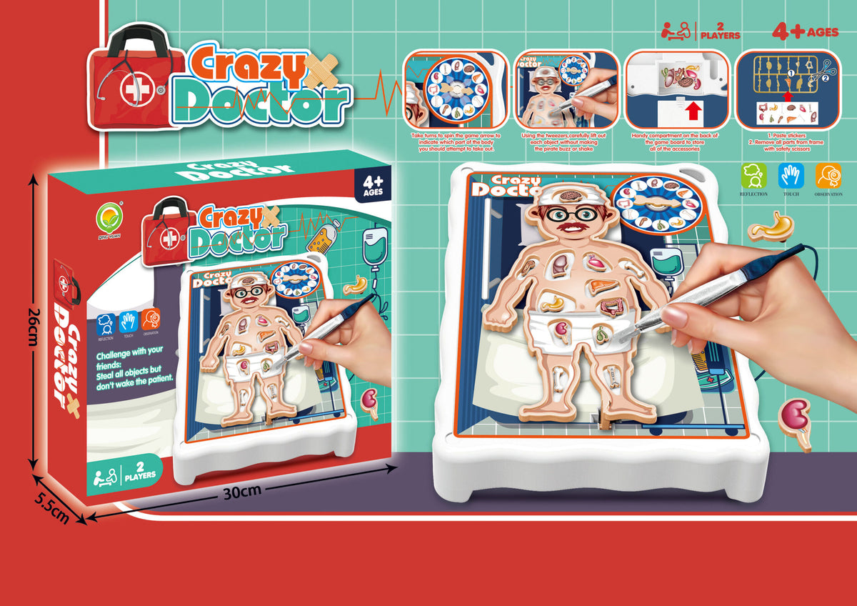 Crazy Doctor Touch &amp; Guess Interactive Game