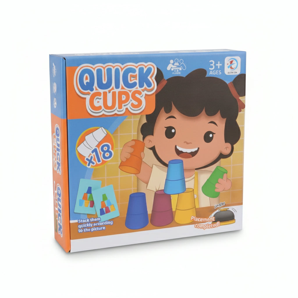 Competitive Stack Cup Board Game